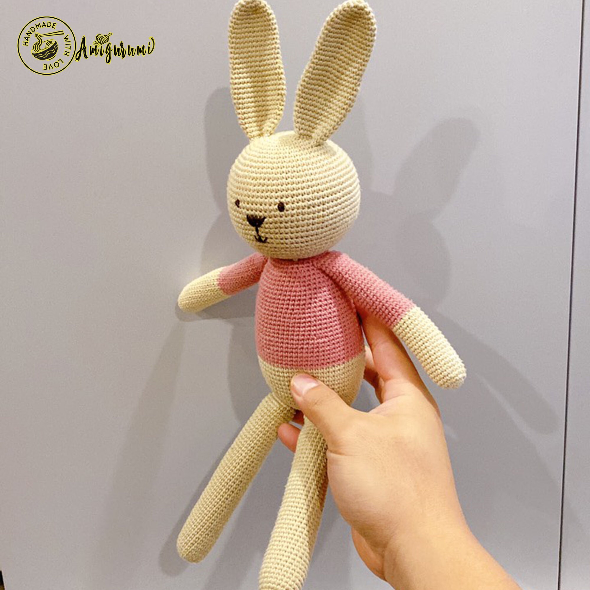 Rabbit Plushies Doll Amigurumi, Rabbit Plush, Rabbit Crochet, Rabbit Plushies, Rabbit Doll, Children Dolls