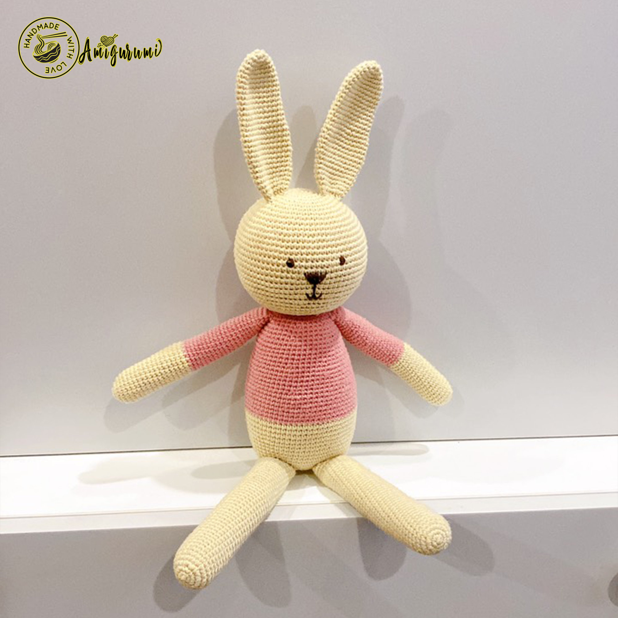 Rabbit Plushies Doll Amigurumi, Rabbit Plush, Rabbit Crochet, Rabbit Plushies, Rabbit Doll, Children Dolls