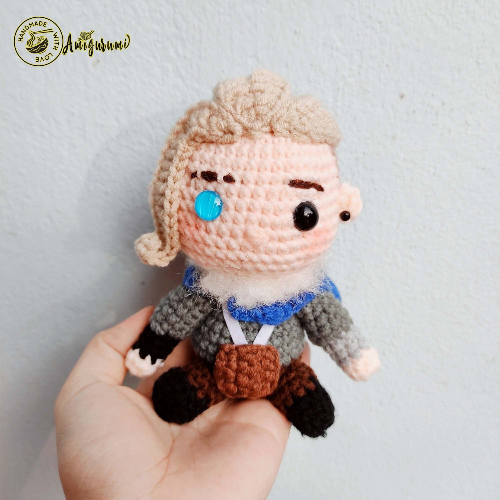 Fanmade Valorant Sova Agents Crochet Doll Amigurumi, Sova Character Plush, Sova Plushies, Sova Character Crochet Doll, Sova Valorant