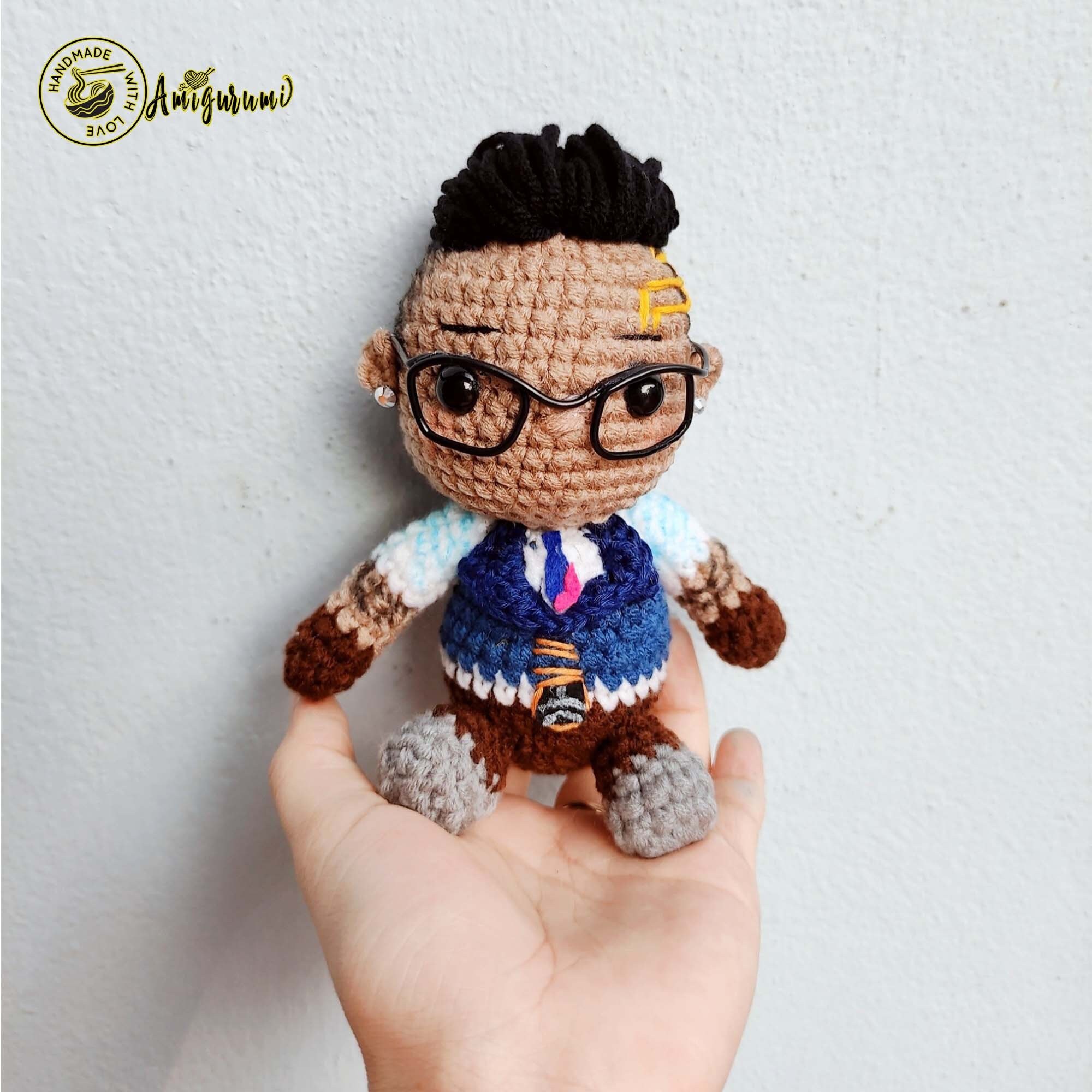 Fanmade Valorant Chamber Agents Crochet Doll Amigurumi, Chamber Character Plush, Chamber Plushies, Chamber Character Crochet Doll