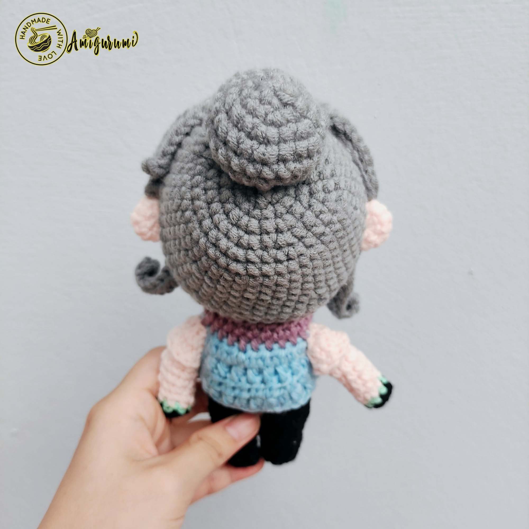 Fanmade Jett Killjoy Agents Crochet Doll Amigurumi, Jett Character Plush, Jett Plushies, Jett Character Crochet Doll