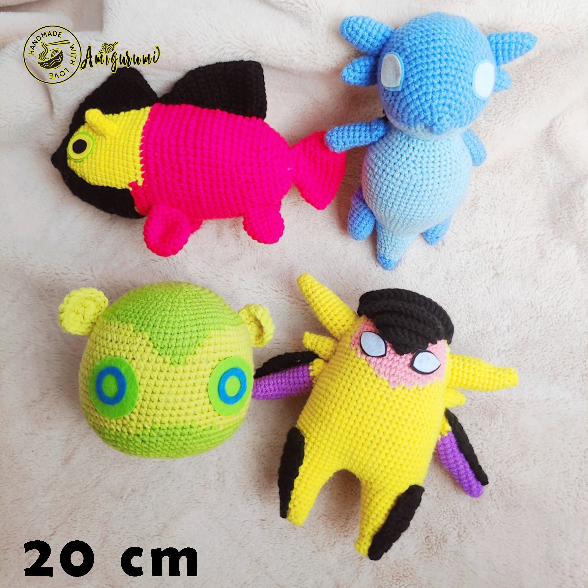 Fanmade Gekko Abilities Valorant Crochet Doll Amigurumi, Gekko Plush, Gekko Plushies, Gekko Crochet Doll, Wingman, Mosh Pit, Thrash, Dizzy