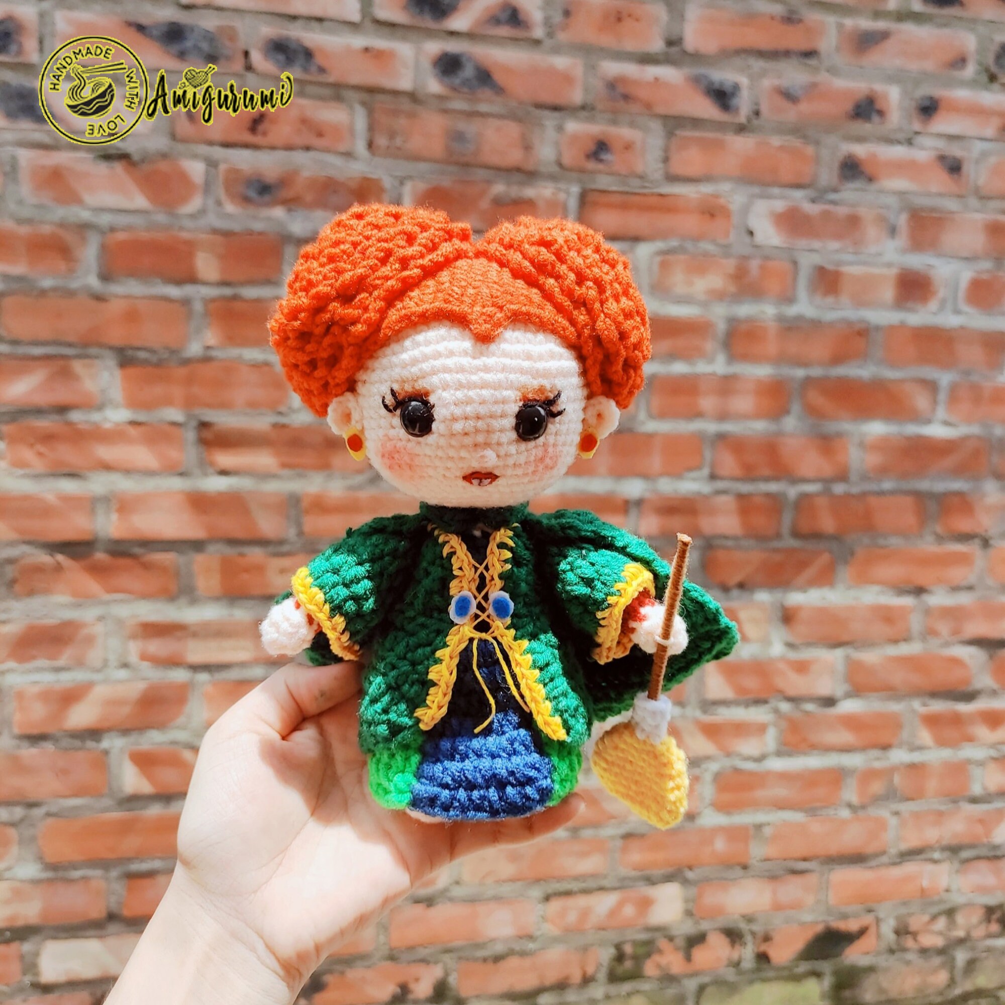 Fanmade Hocus Pocus Crochet Doll, Sanderson Sisters Hocus Pocus Characters  Amigurumi Doll, Hocus Pocus Inspired Plush ,Hocus Pocus Plushies