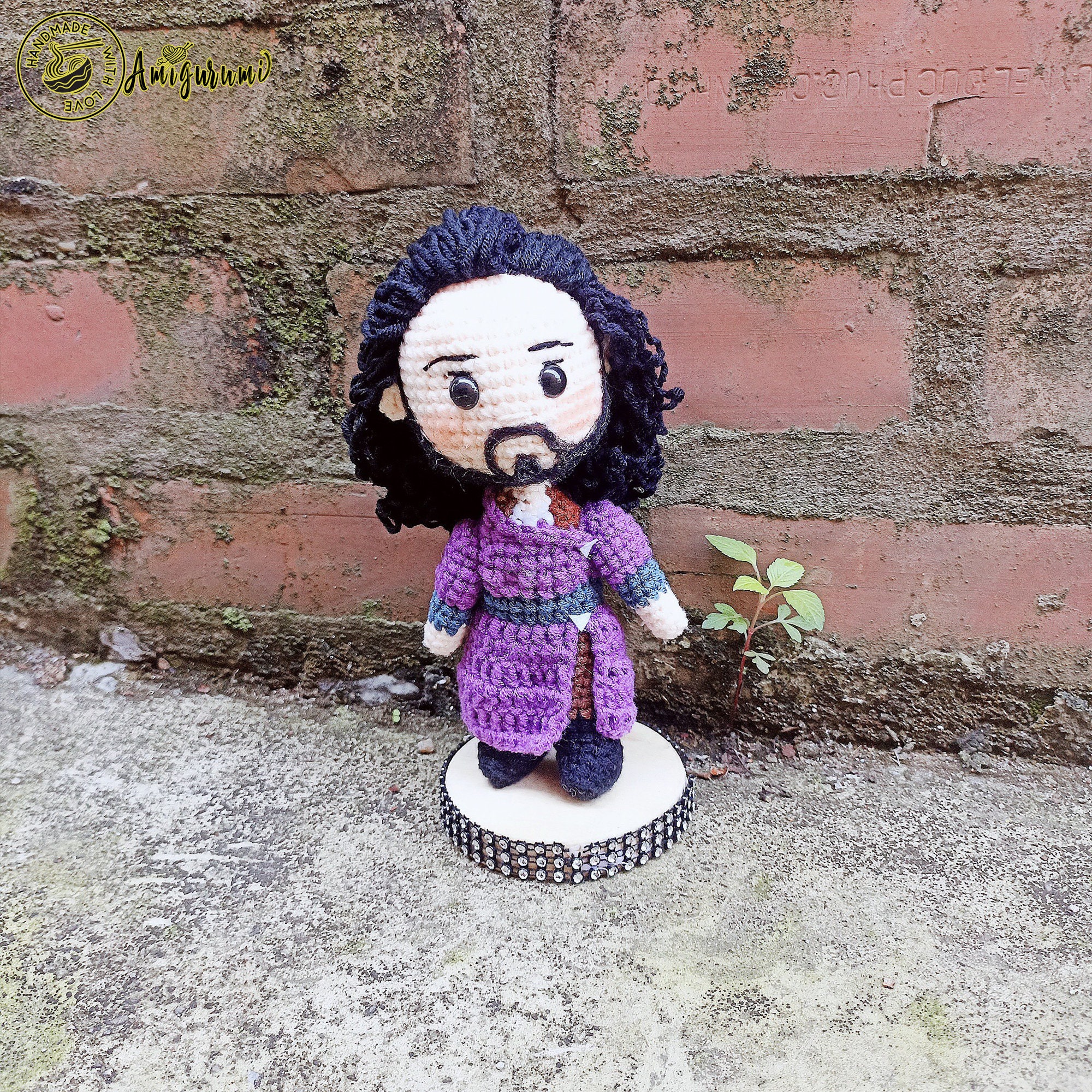 Fanmade Baldur’s Gate 3 Gale Crochet Amigurumi, Gale BG3 Plush, Gale BG3 Figure, Gale BG3 Plushies, Gale BG3 crochet doll