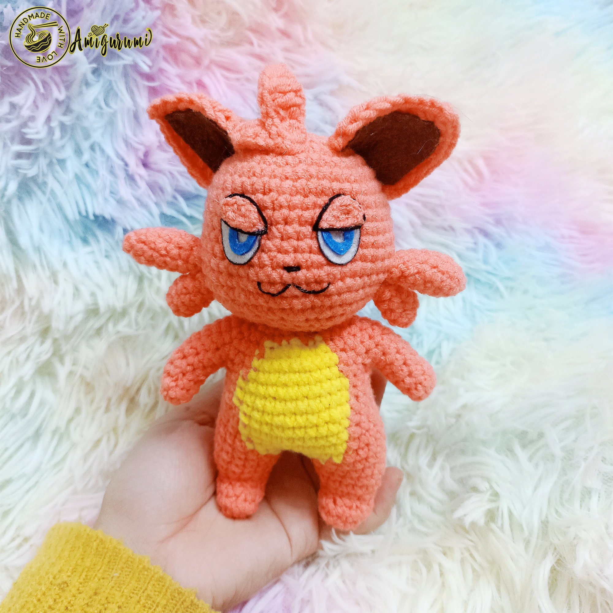 Custom Pal Palworld Crochet Doll Amigurumi, Palworld Plush, Palworld Plushies, Palworld Crochet Doll, Cattiva, Tanzee, Vixy,Lifmunk