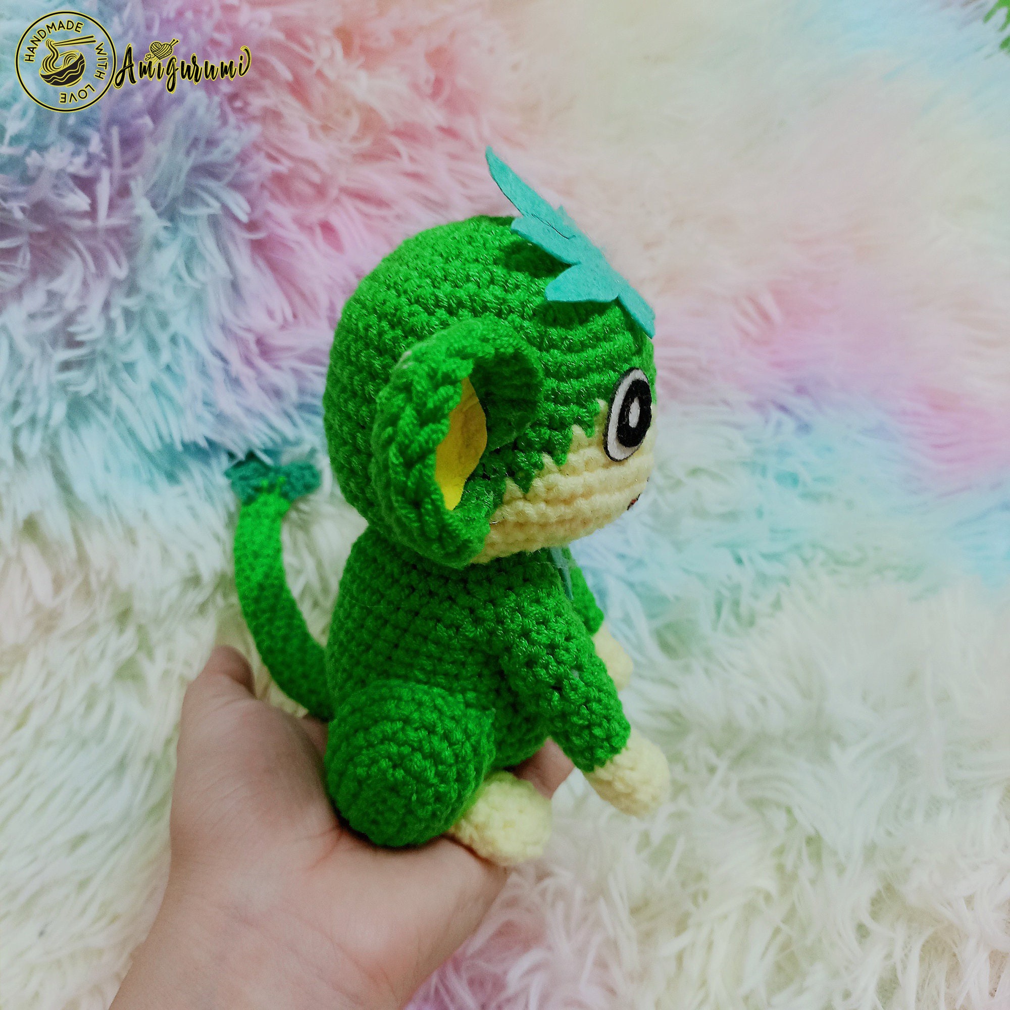 Fanmade Tanzee In Palworld Crochet Doll Amigurumi, Tanzee Plush, Tanzee Plushies, Tanzee Crochet Doll, Cattiva, Vixy,Lifmunk