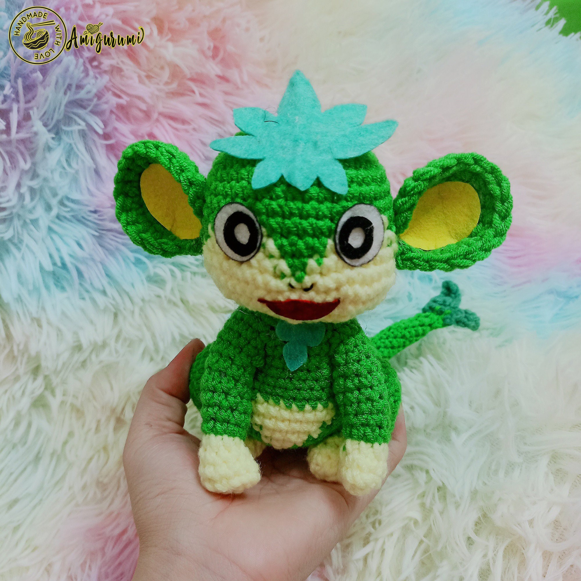 Fanmade Tanzee In Palworld Crochet Doll Amigurumi, Tanzee Plush, Tanzee Plushies, Tanzee Crochet Doll, Cattiva, Vixy,Lifmunk