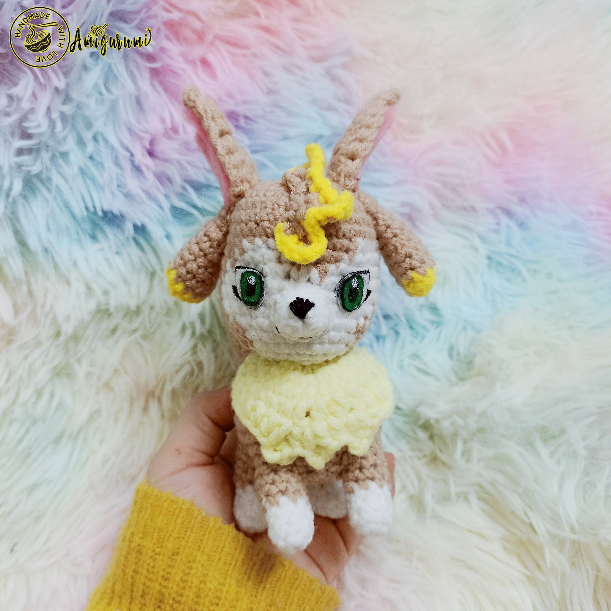 Fanmade Vixy In Palworld Crochet Doll Amigurumi, Vixy Plush, Vixy Plushies, Vixy Crochet Doll, Tanzee, Lifmunk, Cattiva